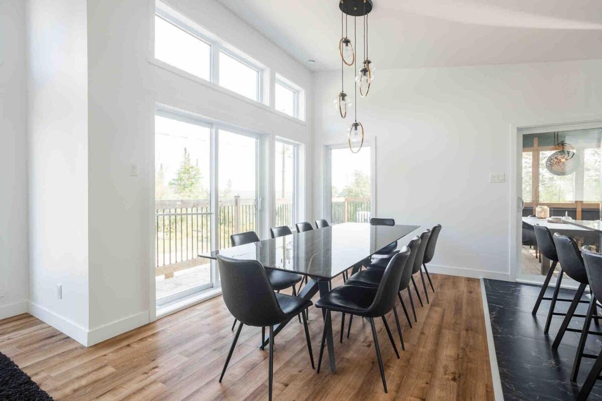 Huge Modern Chalet With Spa And Lake Access Saint-Gabriel-de-Brandon ภายนอก รูปภาพ