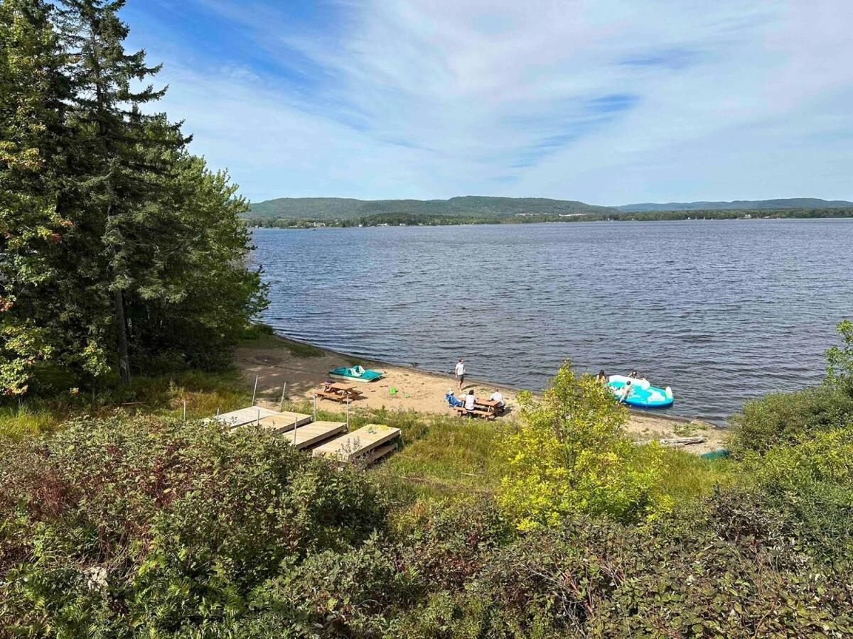 Huge Modern Chalet With Spa And Lake Access Saint-Gabriel-de-Brandon ภายนอก รูปภาพ